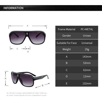 Gafas De Sol De Moda Para Hombre Y Mujer Lentes Con Funda De Pu sunglasses 