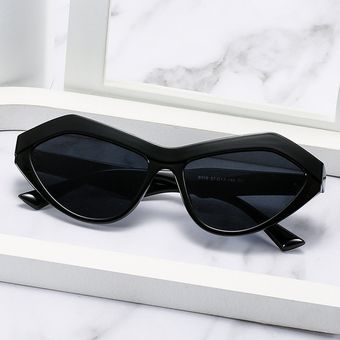 Ojos de gato negro gafas de sol diseñadoras de gafas demujer 