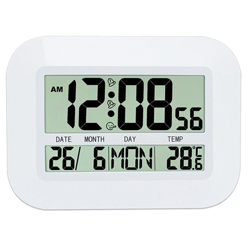 H149 uso doméstico grande pantalla lcd digital calendario callemente reloj colgante