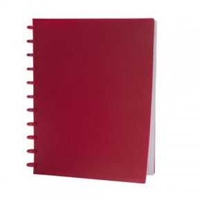 Cuaderno De Plastico Tamaño Carta - Rojo