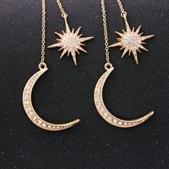 Pendientes de moda de la aleación de zinc de moda X1007 Todos los pendientes de gota de ropa de juego y oro Pendientes de moda de la aleación de zinc de moda X1007 Todos los pendientes de gota de ropa de juego y oro