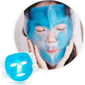 Máscara Facial Gel Tratamiento Frío Calor Antifaz Relajante LL3