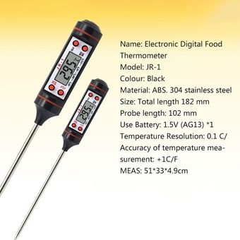 Del termómetro de carne de la cocina de la sonda electrónica digital de barbacoa con el caso de pruebas 