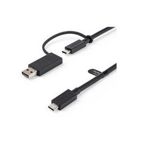 CABLE USB TIPO C DE 1M CON ADAPTADOR USB-A, USB-C A C , USB-...