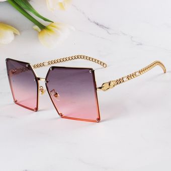 La marca Yooske lujosas gafas de sol de gran tamaño Sra.mujer 