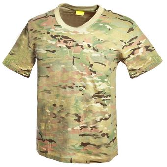 para senderismo uniforme militar corto Camisa de algodón con camuflaje de secado rápido Camisa de manga corta de trabajo de caza para hombre 