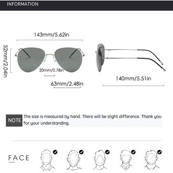 Gafas de sol polarizadas sin marco Gafas de brazo demujer 