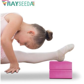 Rayseeda mujeres bloque de Yoga de EVA de entrenamiento de Fitness la forma del cuerpo de deportes gimnasio ejercicio de aprendizaje de niños bailando Accesorios 