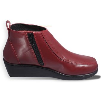 Botin Romulo en cuero 6225 Rojo Linio Colombia GE063FA0AJMWOLCO