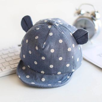 Sombrero con orejas para niño y niña,accesorio #Navy Blue 