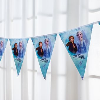 Decoraciones para fiesta de cumpleaños de Frozen Anna y Elsa vajilla desechable 