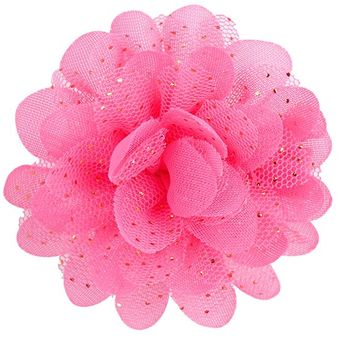 pasadores hechos a mano Horquillas sólidas para el pelo de flor de Gasa para niñas accesorios para el cabello 1 pieza 