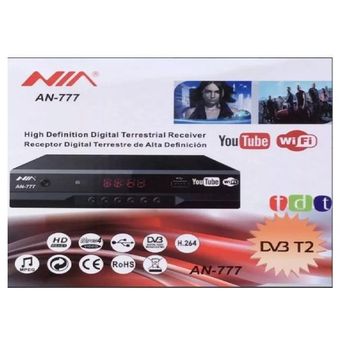 TDT HD Decodificador Digital Terrestre DVB-T2 4K HDTV Receptor