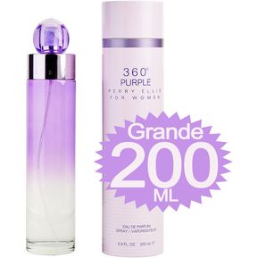 Perfume Perry Ellis 360 Purple Mujer Dama 200ml Morado