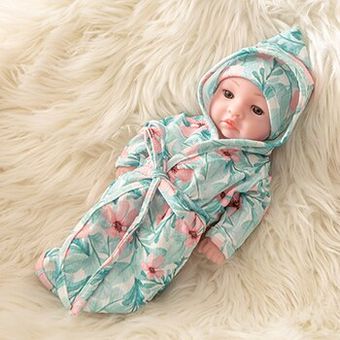 NO.#2 10Inch Full Body SIlicone Reborn Babies Doll Bath Toy Lifelike Newborn Baby Doll 