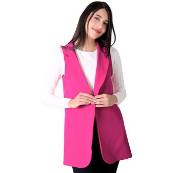 Chaleco Casual Mujer Rosa Stfashion 79304807 Linio M xico