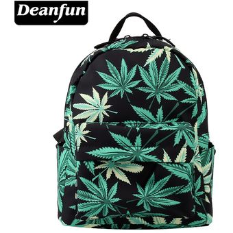 Deanfun mochila para mujer bolso de hombro de cáñamo elegante mochil 