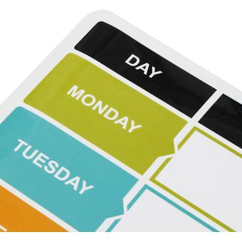Calendario planificador semanal mensual magnético de pizar 1 