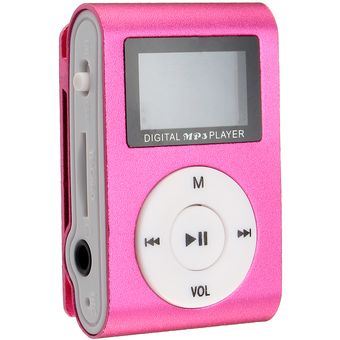 Mini Mental USB Clip de música Reproductor de MP3 Pantalla LCD Soporte 