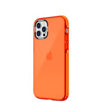 Carcasa Silicona iPhone 12/12 Pro Apple MagSafe Naranja Kumquat