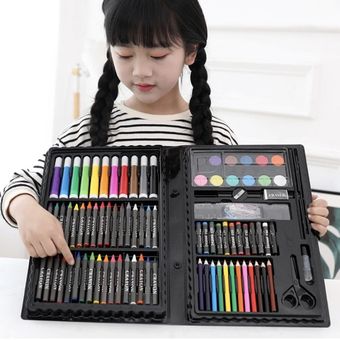 Juego De Lápices De Colores Con Estuche Para Niños, Set De 168