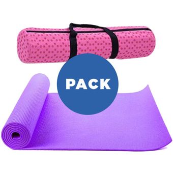 Mat Yoga 6 Mm Pvc Bolso Patitas Anti Desliz Linio Chile