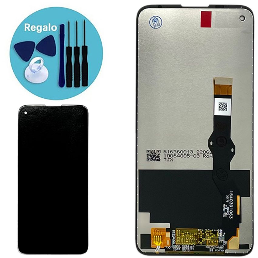 YHX-US LCD Display for Motorola Moto One 5G Ace XT2113 Screen Replacement Kit Touch Screen Display Digitizer Assembly with Repair Tools Not for Moto One 5G Black 