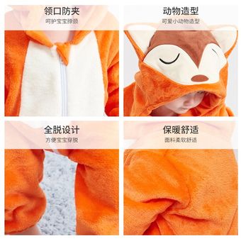 manta para animales mono ropa de bebé Pijama de animales manta pijamas con capucha franela suave-Cow 
