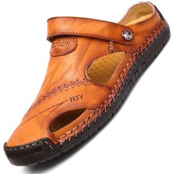 amarillo sandalias de viaje Sandalias de un pedal para hombre de gran tamaño zapatos cómodos para vadear al aire libre 