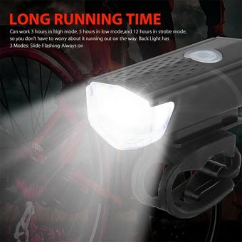 Bike Light Bicycle Front Back Rear Taillight Cycling Safety Warning Light  Bicycle Lamp Flashligh 