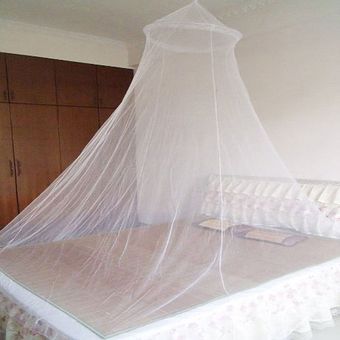Piscina redonda insecto Lace cama de dosel de neteo Mosquiteros Domo colgado de Cortina 