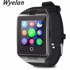Reloj Smartwatch,Q18 Inteligente Bluetooth Deportivos Pulsera-Negro