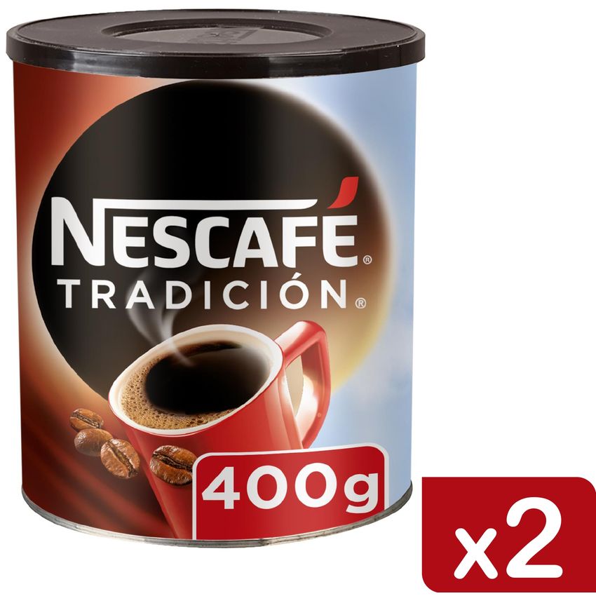 Café NESCAFÉ® Tradición 400g Pack X2⇒ Mejor Precio