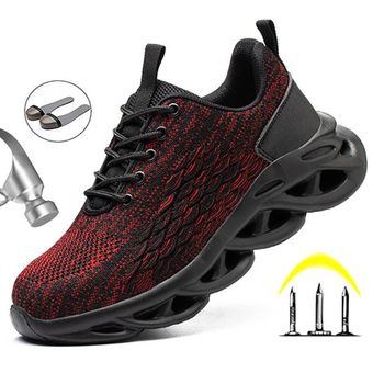 Botas de seguridad indestructibles para hombre 2021 zapatos de trabajo con punta de acero calzado de seguridad 