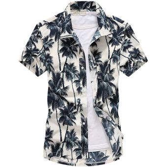 playera hawaiana hombre