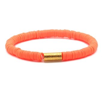 Pulsera Elástica Rainbow Multicolor De 6 Mm Pulsera Elástica 