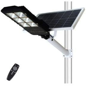 Lámpara Led Solar 300w Alumbrado Público Con Control Y Soporte