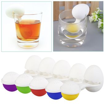 Cracked Egg Silicone Tea hoja filtro filtro Herbal Spice Infusor Difusor 