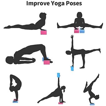 Bloques de Yoga para Pilates,cubos de ladrillo,cojín de re 