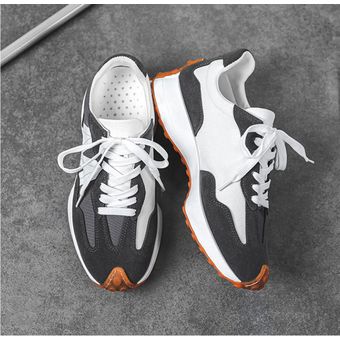 2021 primavera nuevos zapatos deportivos para hombre-gris 