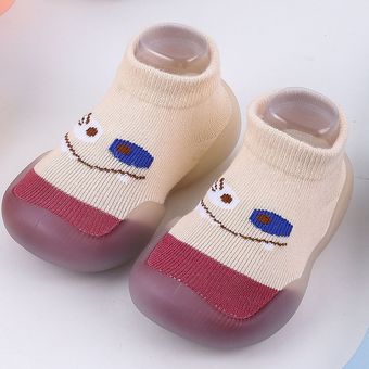 Los niños antideslizantes zapatos recién nacido del algodón antideslizante piso Calcetines Muchacho y muchacha 