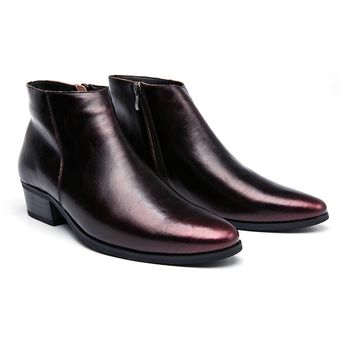 botines formales para hombre