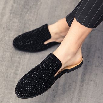 Zapatos Formales Para Hombre De Gran Tamaño 38-47 Mocasines De Ocio Calzado De Fiesta Negro 