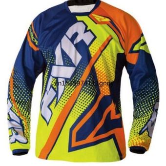 #A manga larga de Ciclismo MTB niños ropa para bicicleta de montaña camiseta de Motocross Downhil bicicleta de montaña camisa DH DJL 