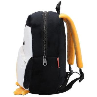 Cartoon Penguin Children's Schoolbag Backpack Plush Early Education Bag 
