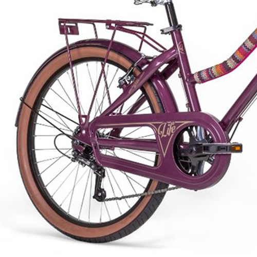 Bicicleta Mercurio LIFE R24 6v Purpura Brillante