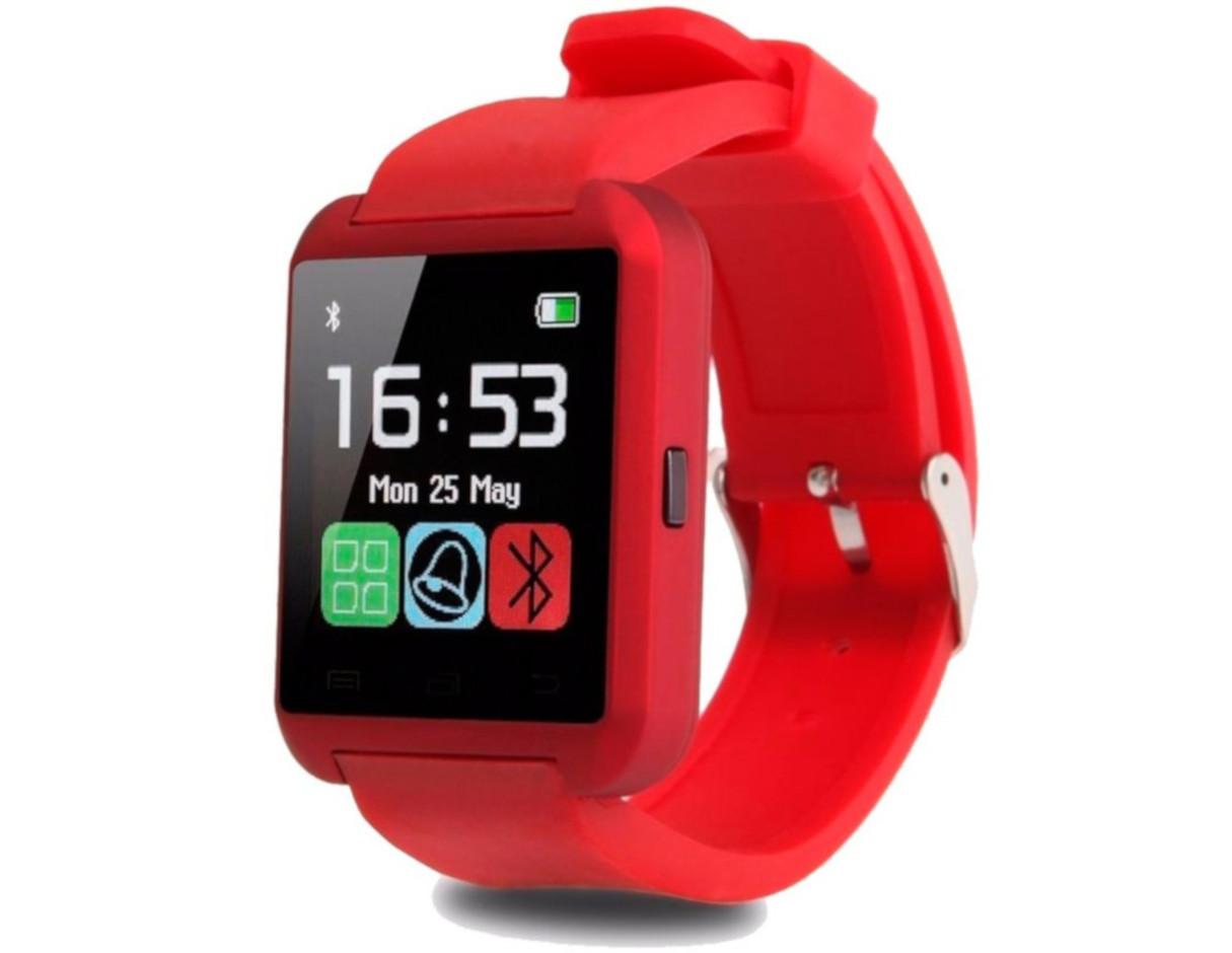 Smartwatch Bluetooth Básico Rojo Gadgets One Mod U8