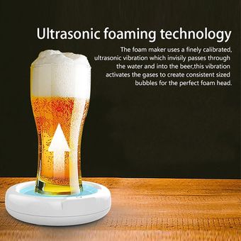 botella de cerveza Olla de espuma de cerveza ultrasónica 