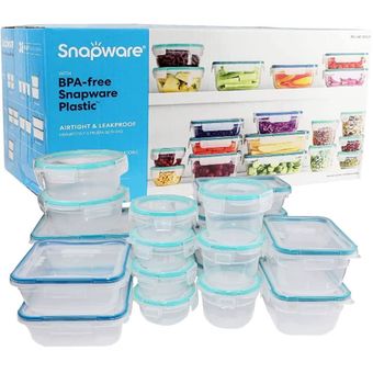 Snapware - Juego de recipientes para almacenar alimentos (18 piezas)