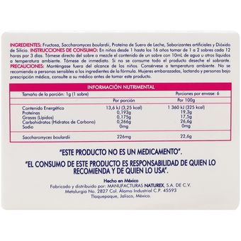 Pediátrico Saccharomyces Boulardii